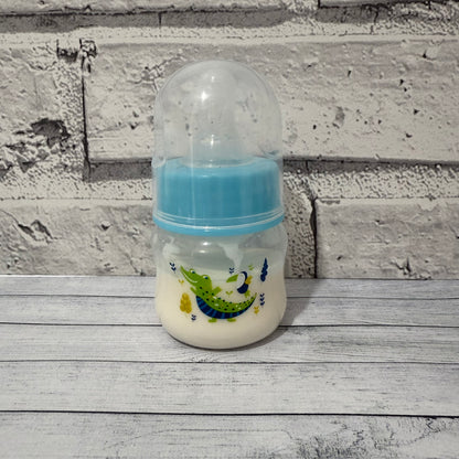 Blue Printed Reborn Fake Milk Bottle 50ml