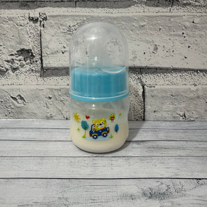 Blue Printed Reborn Fake Milk Bottle 50ml