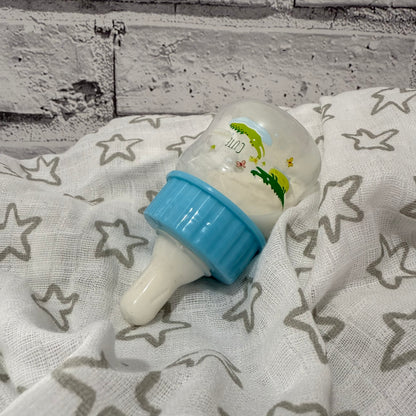 Blue Printed Reborn Fake Milk Bottle 50ml