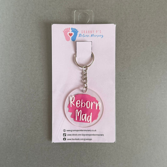 Reborn Collectors Keyring - Pink Reborn Mad
