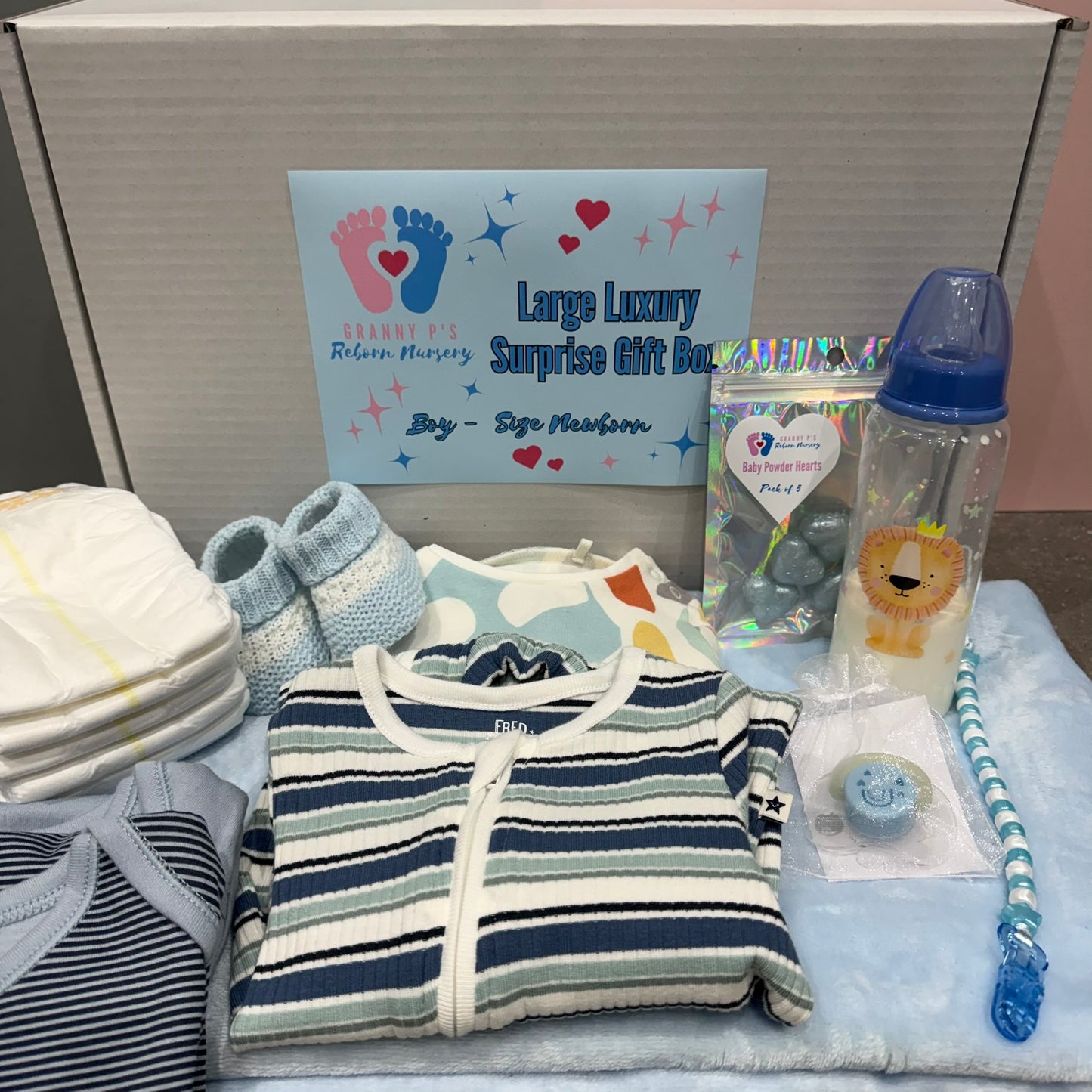 Luxury Reborn Surprise Gift Box / Box Opening Large for Girl or Boy