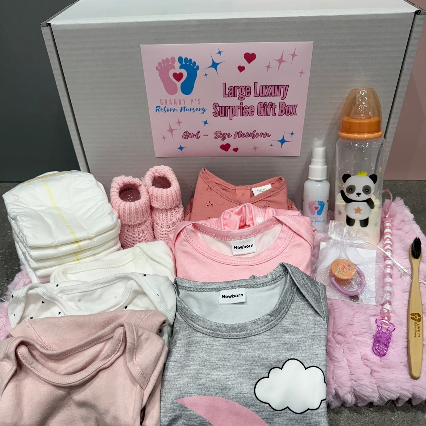 Luxury Reborn Surprise Gift Box / Box Opening Large for Girl or Boy