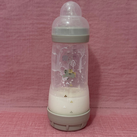 MAM Beige Tigers Reborn Fake Milk Bottle 11oz