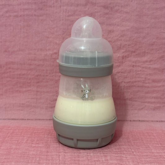 MAM Beige Rabbit Reborn Fake Milk Bottle 5oz