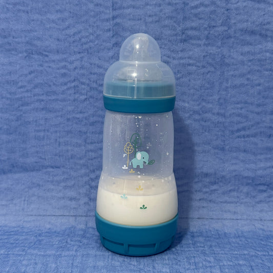 MAM Blue Elephant Reborn Fake Milk Bottle 9oz