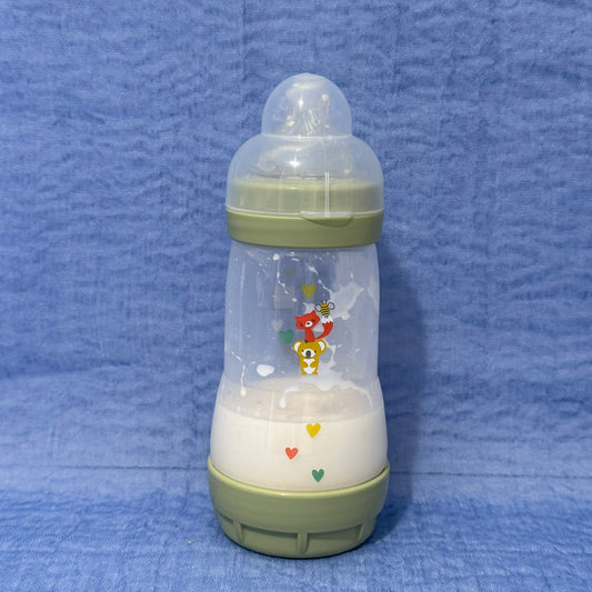 MAM Green Koala & Fox Reborn Fake Milk Bottle 9oz