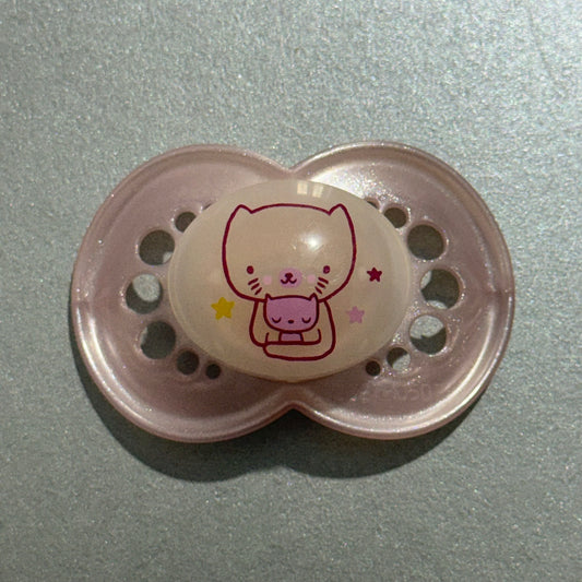 MAM Pink Cat & Kitten Reborn Magnetic Dummy - self fit magnet