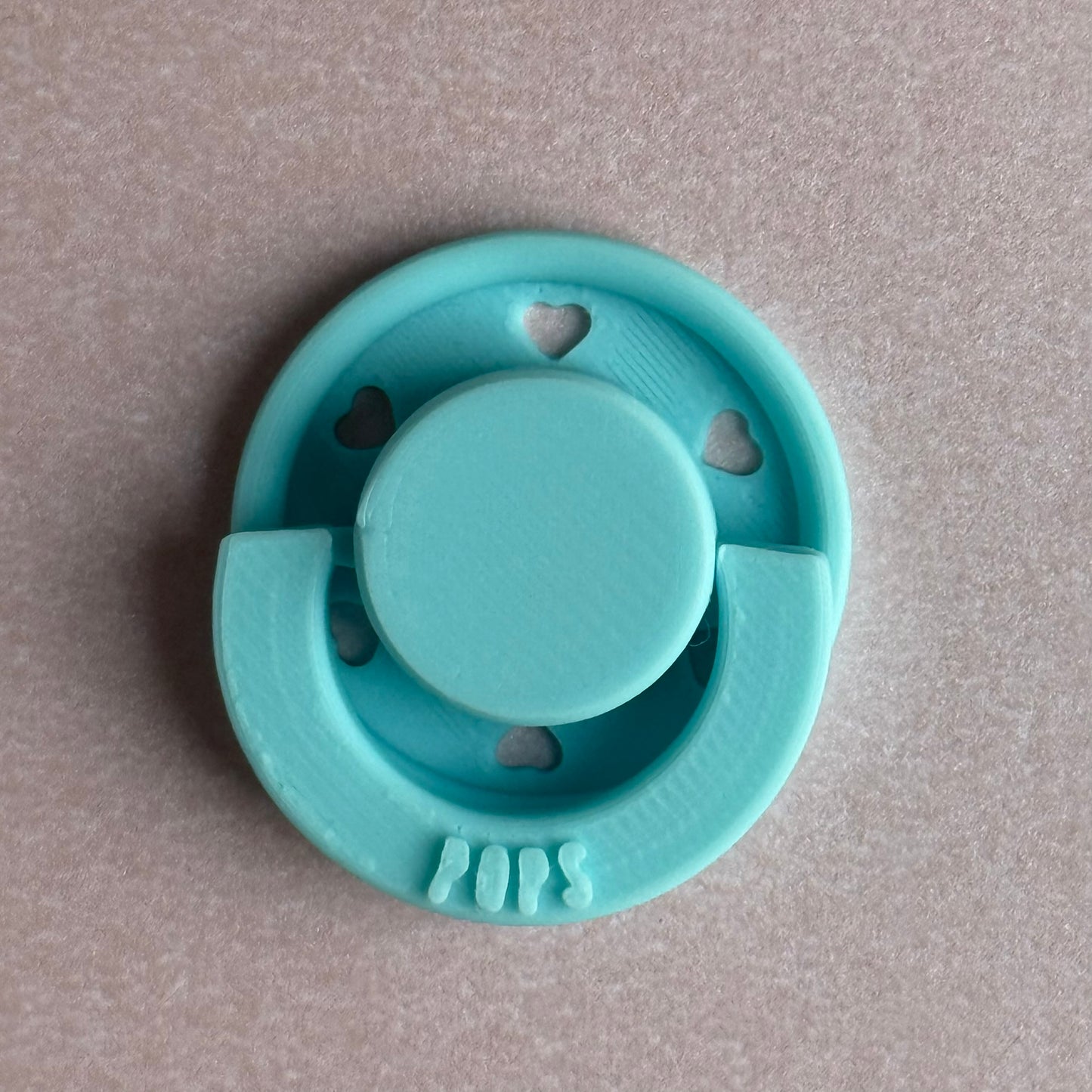 Mini POPS by Granny P Blue Hearts Reborn Reversible Magnet Dummy / Pacifier