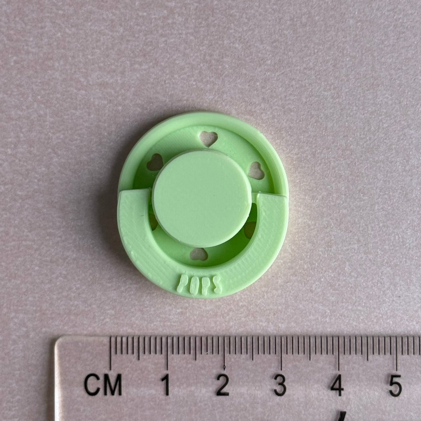 Mini POPS by Granny P Mint Hearts Reborn Reversible Magnet Dummy / Pacifier