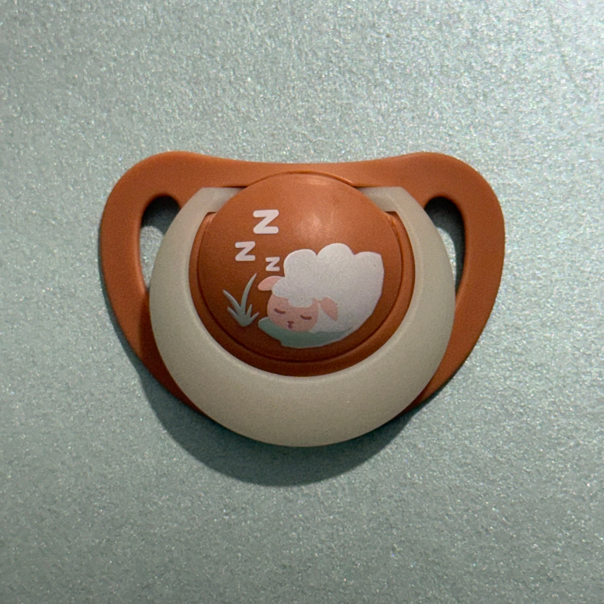 NUK Pink/Orange Sheep Reborn Magnetic Dummy - self fit magnet