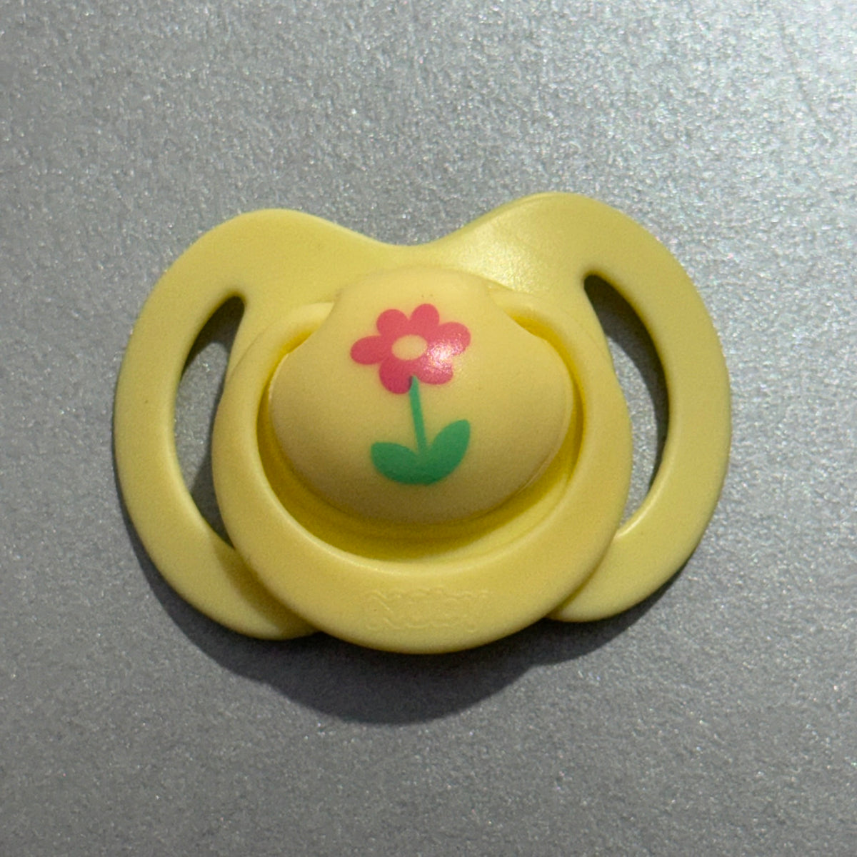 Nuby Yellow Flower Reborn Magnetic Dummy - self fit magnet