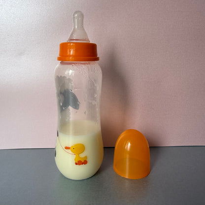 Orange Sheep Reborn Fake Milk Bottle 9oz