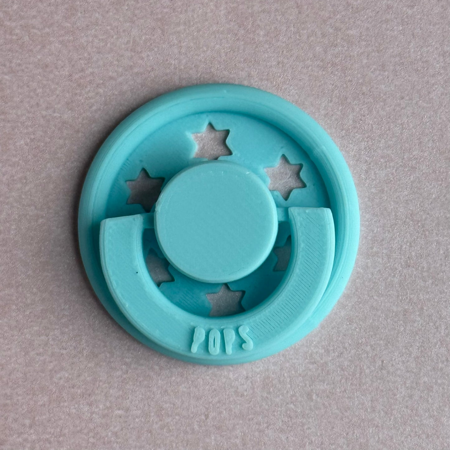 POPS by Granny P Blue Stars Reborn Magnetic Dummy / Pacifier