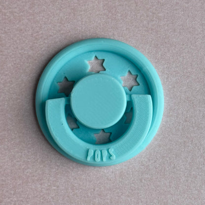 POPS by Granny P Blue Stars Reborn Magnetic Dummy / Pacifier