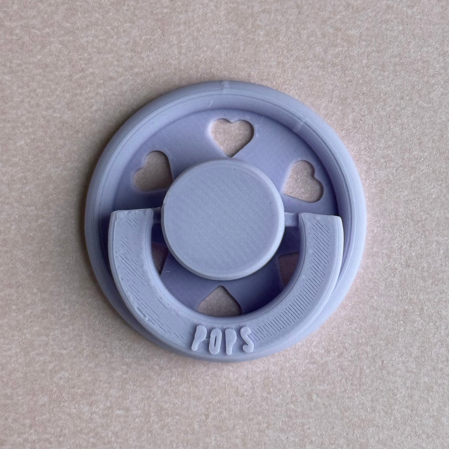 POPS by Granny P Lilac Hearts Reborn Magnetic Dummy / Pacifier