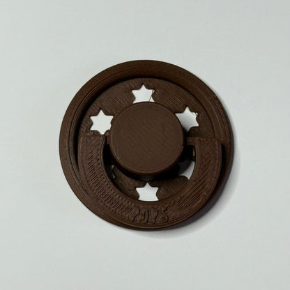 POPS by Granny P Mocha Stars Reborn Reversible Magnet Dummy / Pacifier