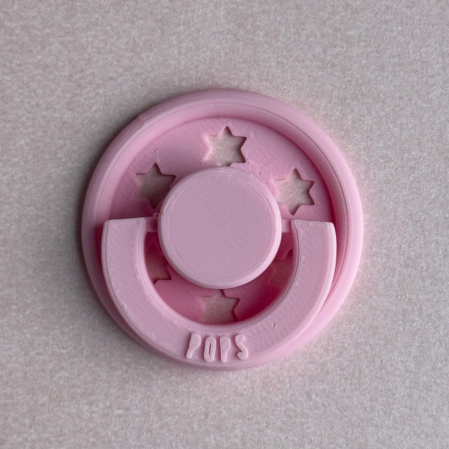 POPS by Granny P Pink Stars Reborn Magnetic Dummy / Pacifier