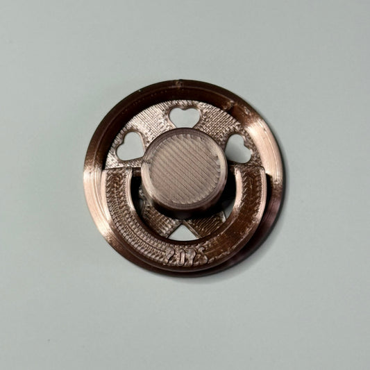 POPS by Granny P Rose Gold Hearts Reborn Reversible Magnet Dummy / Pacifier