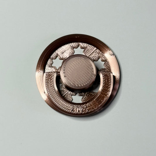 POPS by Granny P Rose Gold Stars Reborn Reversible Magnet Dummy / Pacifier