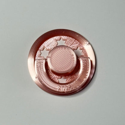 POPS by Granny P Silk Pink Stars Reborn Reversible Magnet Dummy / Pacifier