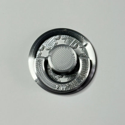 POPS by Granny P Silver Stars Reborn Reversible Magnet Dummy / Pacifier