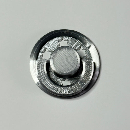 POPS by Granny P Silver Stars Reborn Reversible Magnet Dummy / Pacifier