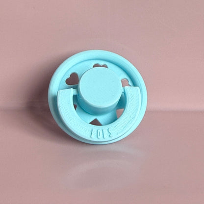 POPS for Silicone Dolls Blue Hearts Reborn Dummy / Pacifier