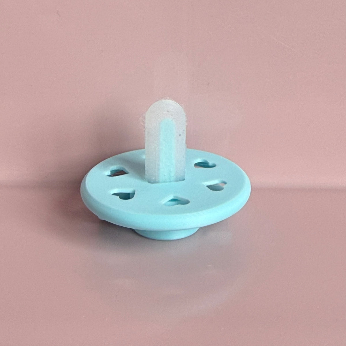 POPS for Silicone Dolls Blue Hearts Reborn Dummy / Pacifier