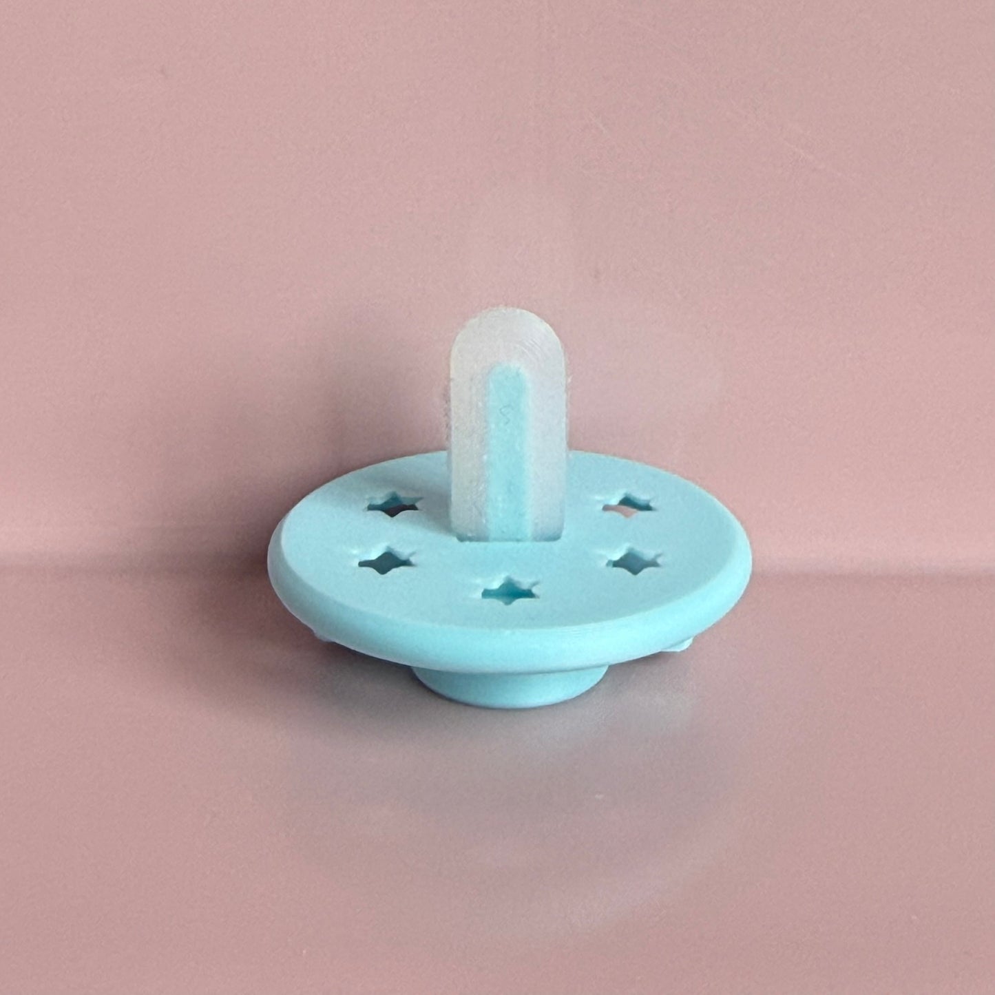 POPS for Silicone Dolls Blue Stars Reborn Dummy / Pacifier