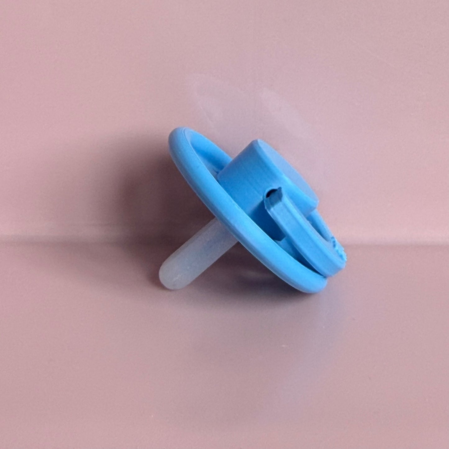 POPS for Silicone Dolls Bright Blue Stars Reborn Dummy / Pacifier