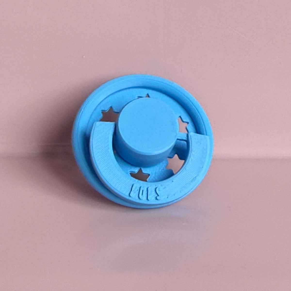 POPS for Silicone Dolls Bright Blue Stars Reborn Dummy / Pacifier