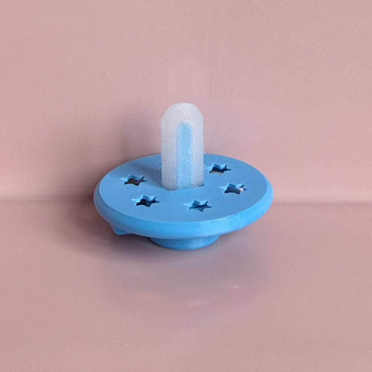 POPS for Silicone Dolls Bright Blue Stars Reborn Dummy / Pacifier