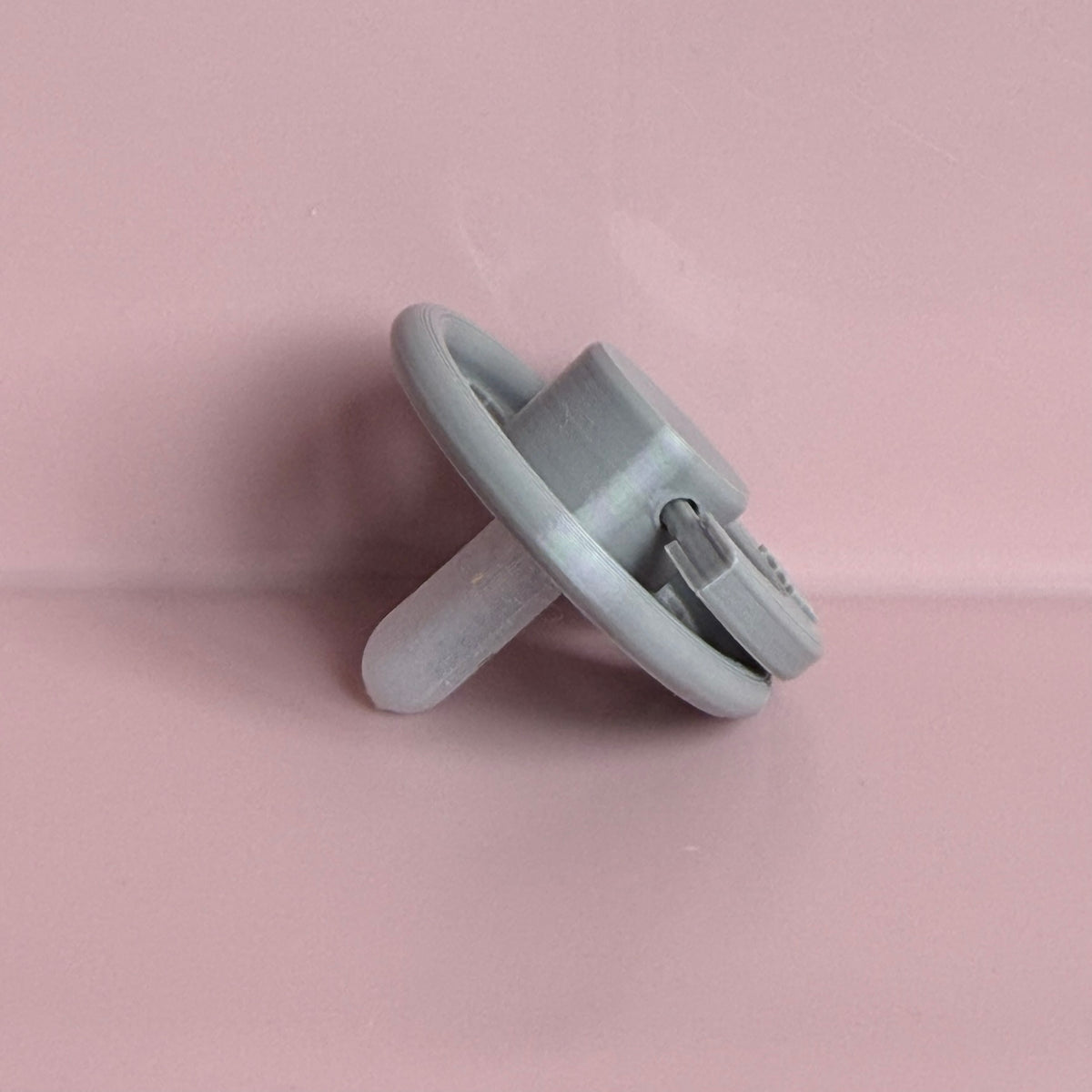 POPS for Silicone Dolls Grey Hearts Reborn Dummy / Pacifier