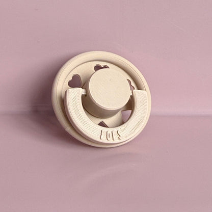 POPS for Silicone Dolls Latte Hearts Reborn Dummy / Pacifier