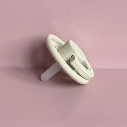 POPS for Silicone Dolls Light Khaki Hearts Reborn Dummy / Pacifier