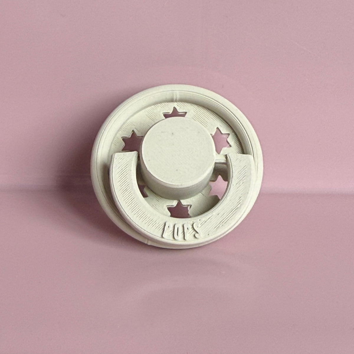 POPS for Silicone Dolls Light Khaki Stars Reborn Dummy / Pacifier