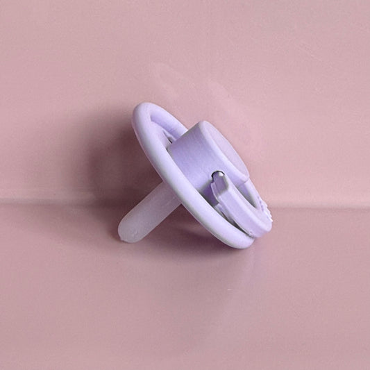 POPS for Silicone Dolls Lilac Hearts Reborn Dummy / Pacifier