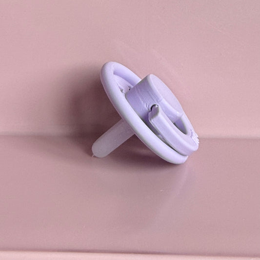POPS for Silicone Dolls Lilac Stars Reborn Dummy / Pacifier