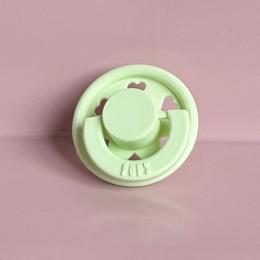 POPS for Silicone Dolls Mint Hearts Reborn Dummy / Pacifier