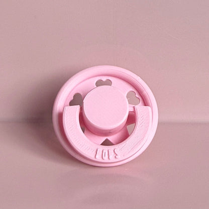 POPS for Silicone Dolls Pink Hearts Reborn Dummy / Pacifier