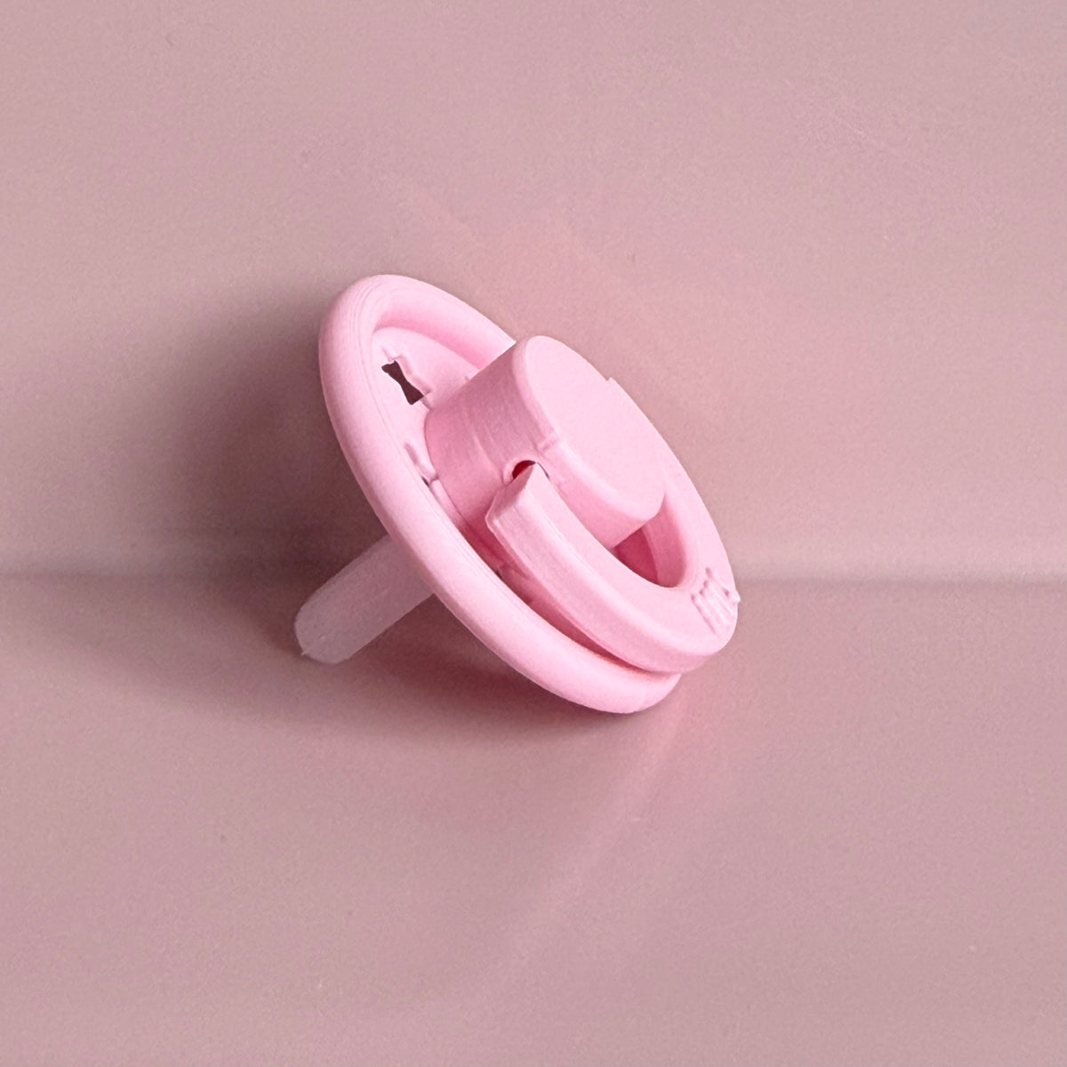 POPS for Silicone Dolls Pink Stars Reborn Dummy / Pacifier