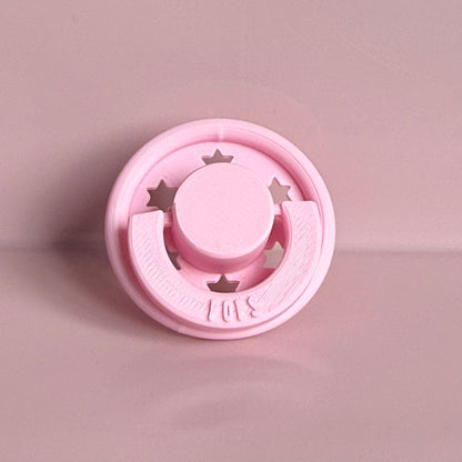 POPS for Silicone Dolls Pink Stars Reborn Dummy / Pacifier