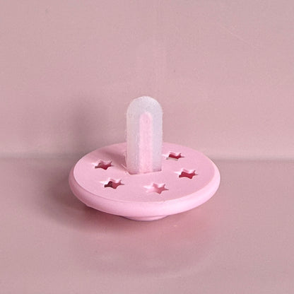 POPS for Silicone Dolls Pink Stars Reborn Dummy / Pacifier