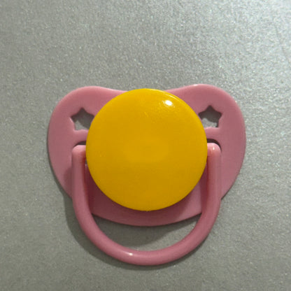 Pink & Yellow Stars Reborn Magnetic Dummy - self fit magnet