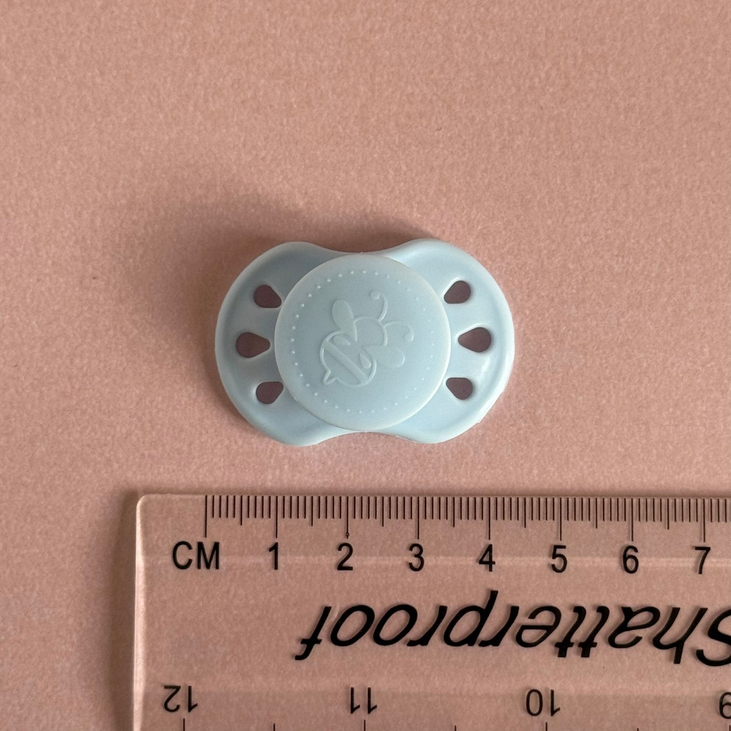 Preemie Baby Blue HoneyBug Reborn Magnetic Dummy / Pacifier