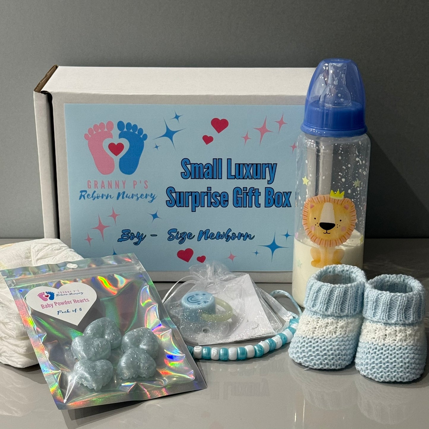 Luxury Reborn Surprise Gift Box / Box Opening Small for Girl or Boy