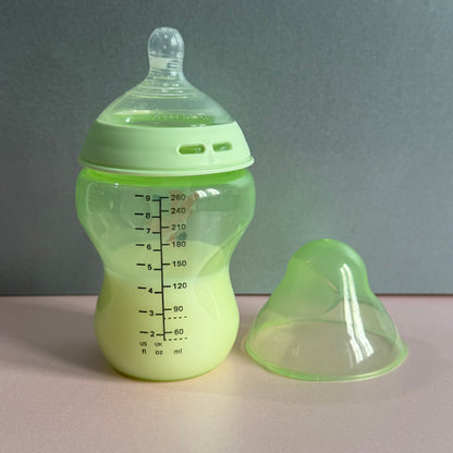 Tommee Tippee Green Rabbit Reborn Fake Milk Bottle 9oz