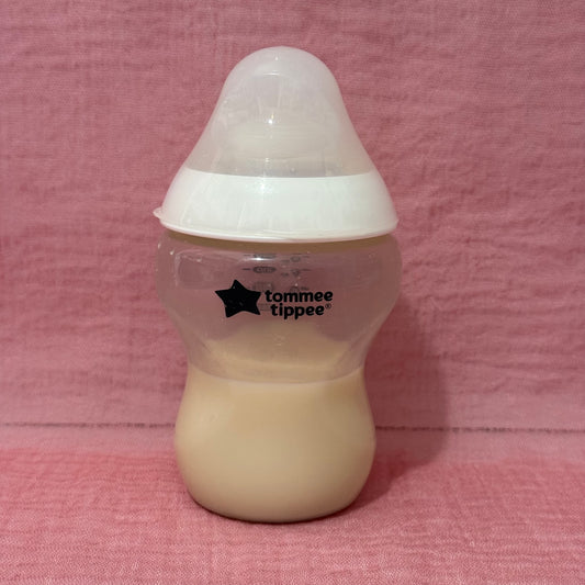 Tommee Tippee White Reborn Fake Milk Bottle 9oz