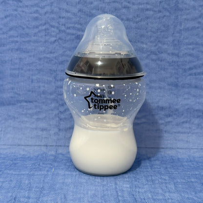 Tommee Tippee Black Reborn Fake Milk Bottle 9oz