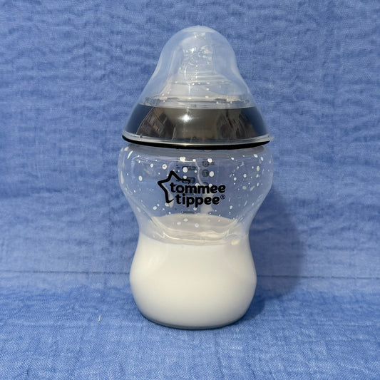 Tommee Tippee Black Reborn Fake Milk Bottle 9oz